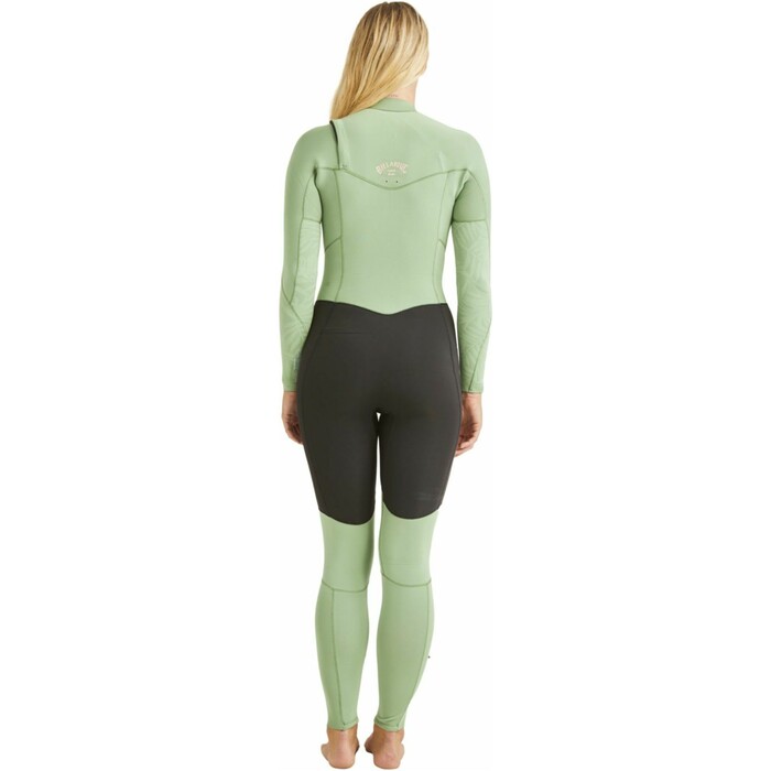 2024 Billabong Frauen Synergy 3/2mm Brustreiverschluss Neoprenanzug ABJW100174 - Kelp Forest